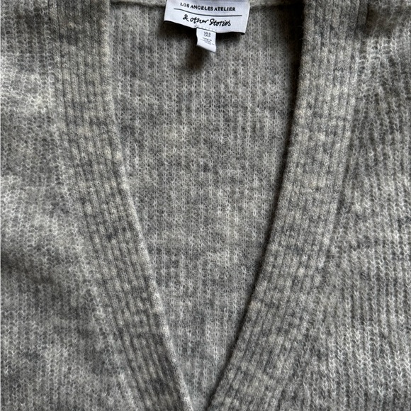 & Other Stories Alpaca Gray Oversized Cardigan Size Small - Picture 9 of 12